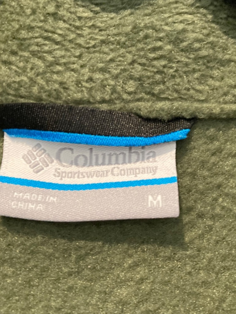 Columbia Men's Olive Green Steens Mountain Full Zip Fleece Vest Jacket Size Medi - Picture 3 of 11